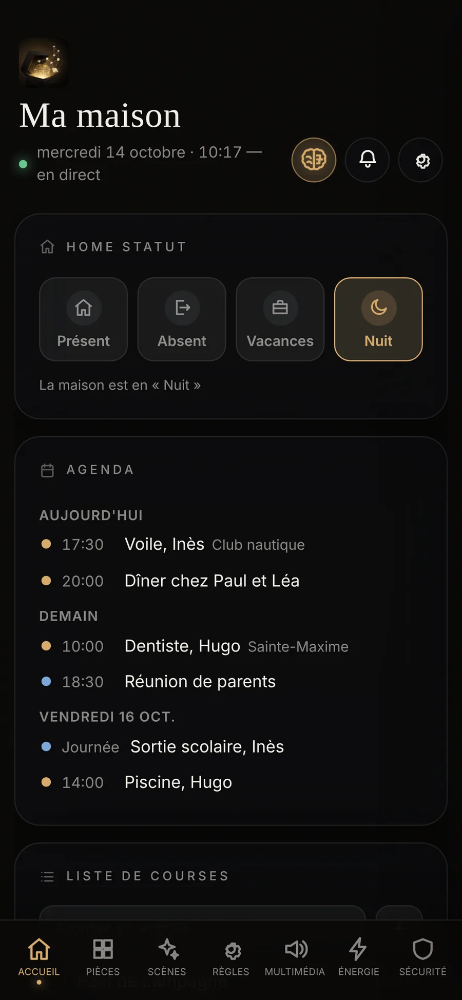 La maison passée en Nuit