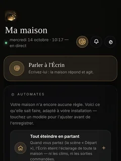 Les automates, dans l’application ÉCRIN HOME