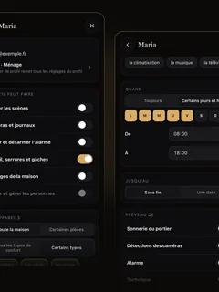 Les droits à la carte, dans l’application ÉCRIN HOME