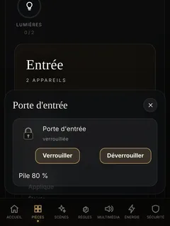 Les serrures LOQED, dans l’application ÉCRIN HOME