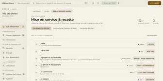 Mise en service et retour à l'atelier, dans Écrin Studio